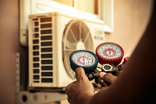 Professional Hvac Installation technician working in King George, VA